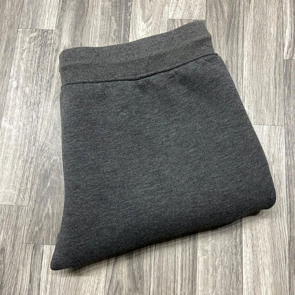 TYR Elastic Waist Drawstring Tie Ankle Zip Grey Open Hem Pants Men's Size Large